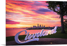 Load image into Gallery viewer, 'CLE Sunrise - landscape edition'