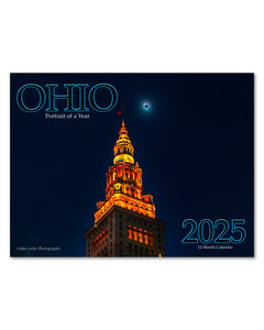 2025 'Ohio - Portrait of a Year' calendar - 12"x9" full gloss