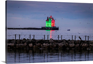 'Happy Holidays from Lorain Lighthouse!'
