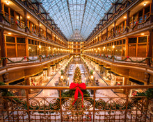 Load image into Gallery viewer, &#39;Old Arcade at Christmas&#39; (landscape)