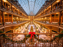 Load image into Gallery viewer, &#39;Old Arcade at Christmas&#39; (landscape)